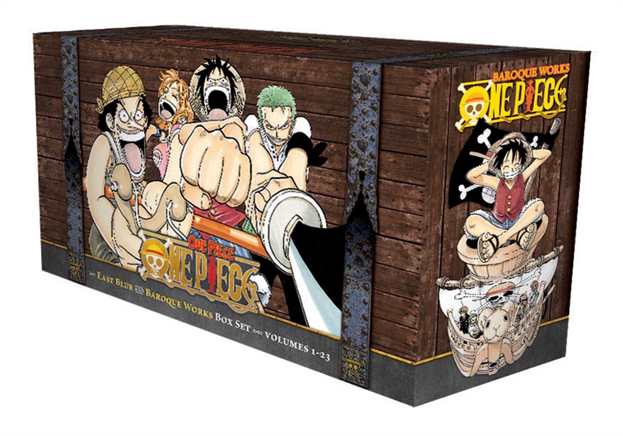 One Piece Box Set 1: Volumes 1–23 East Blue and Baroque Works