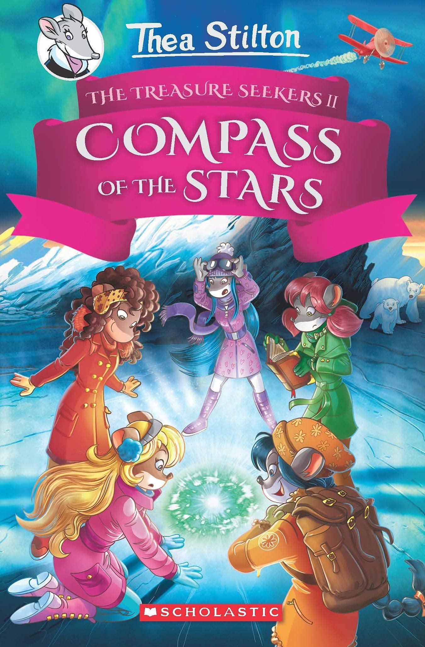 THEA STILTON AND THE TREASURE SEEKERS #2: THE COMPASS OF THE STARS book cover