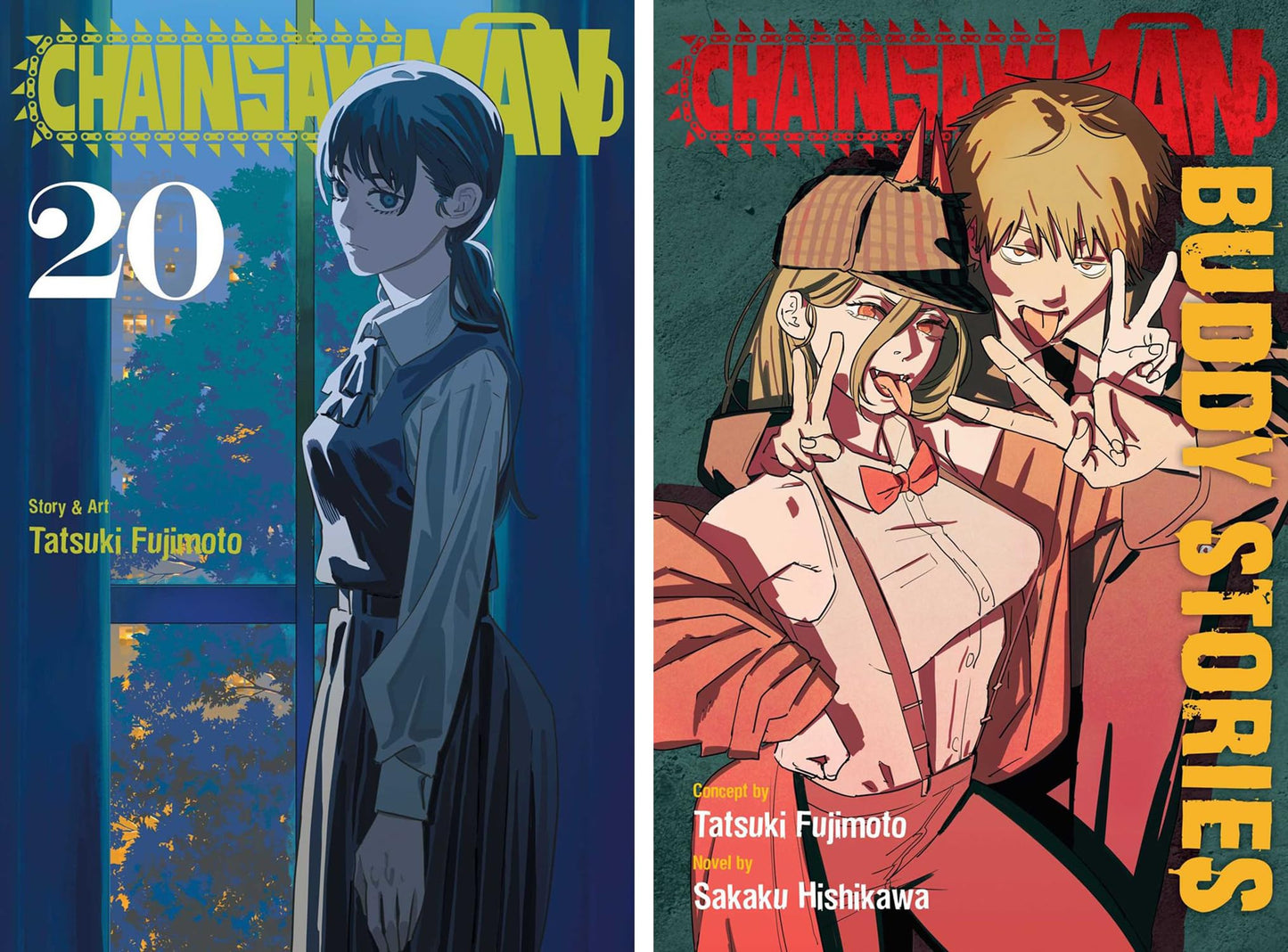 Chainsaw Man Complete Collection (Vol. 1-20 + Buddy Stories), Manga Series Set by Tatsuki Fujimoto (21 Books)