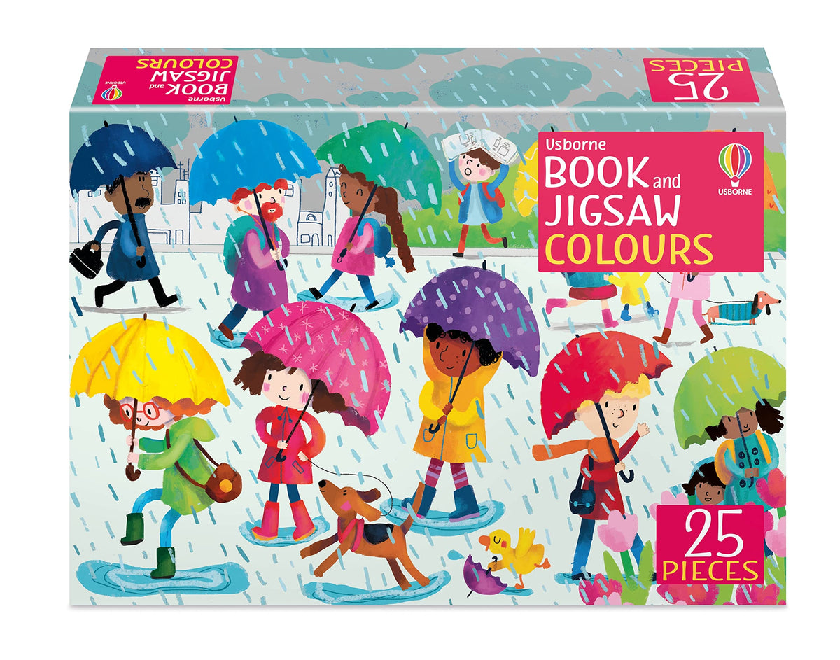 BOOK AND JIGSAW COLOURS book cover