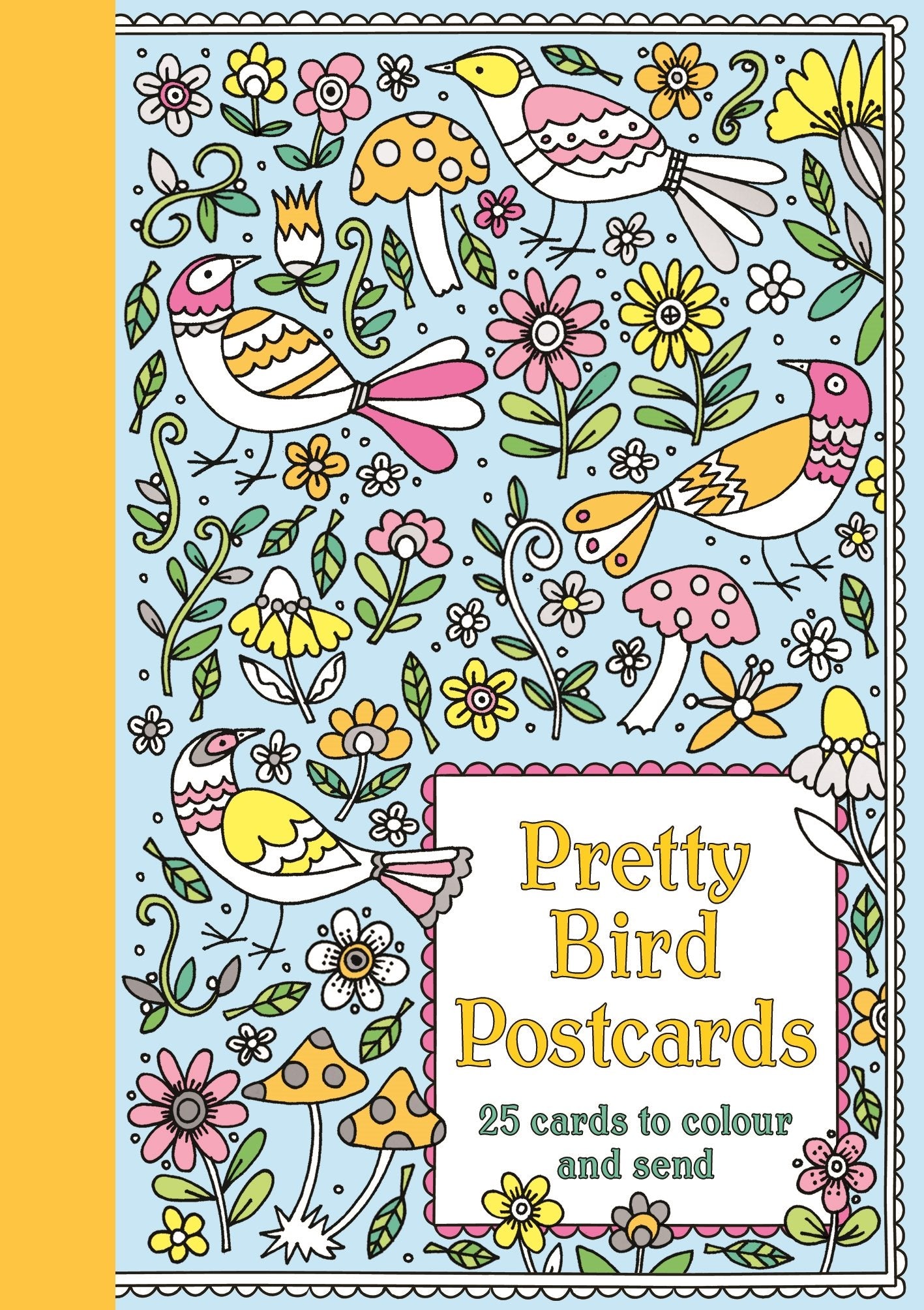PRETTY BIRD POSTCARDS book cover