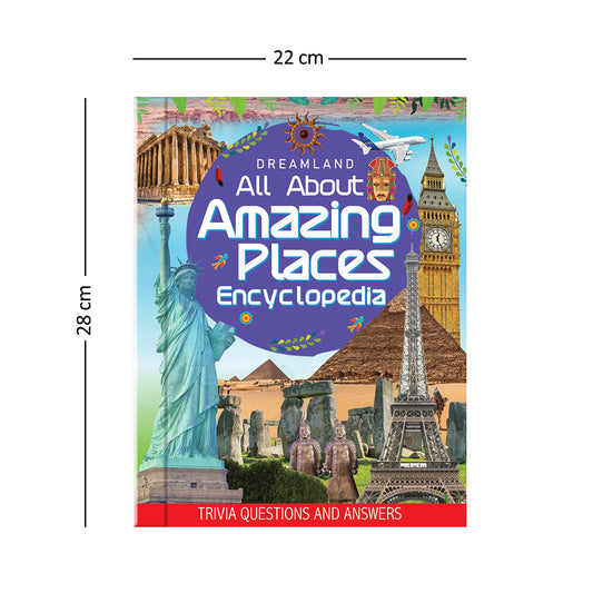 Amazing Places Encyclopaedia for Children Age 5 - 15 Years- All About Trivia Questions and Answers  book cover