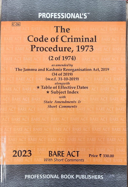 The Code of Criminal Procedure (CrPC), 1973 – Bare Act