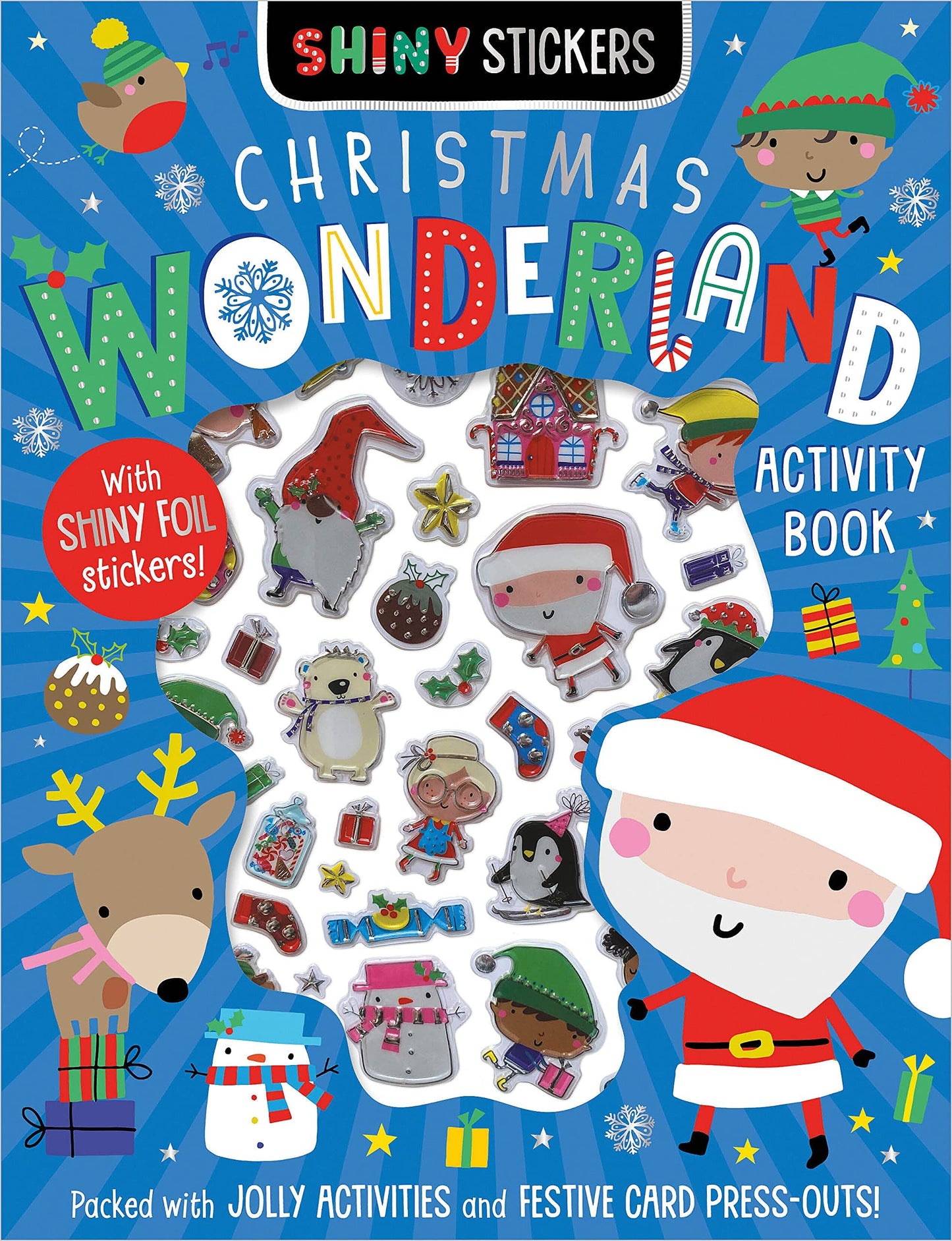 Shiny Stickers Christmas Wonderland book cover