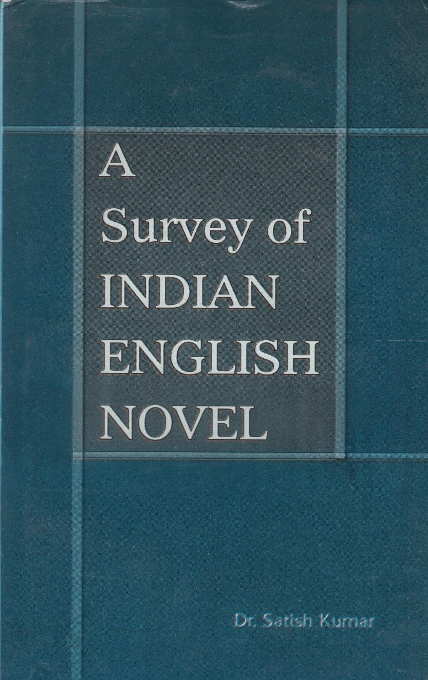 A survey of Indian English novel book cover