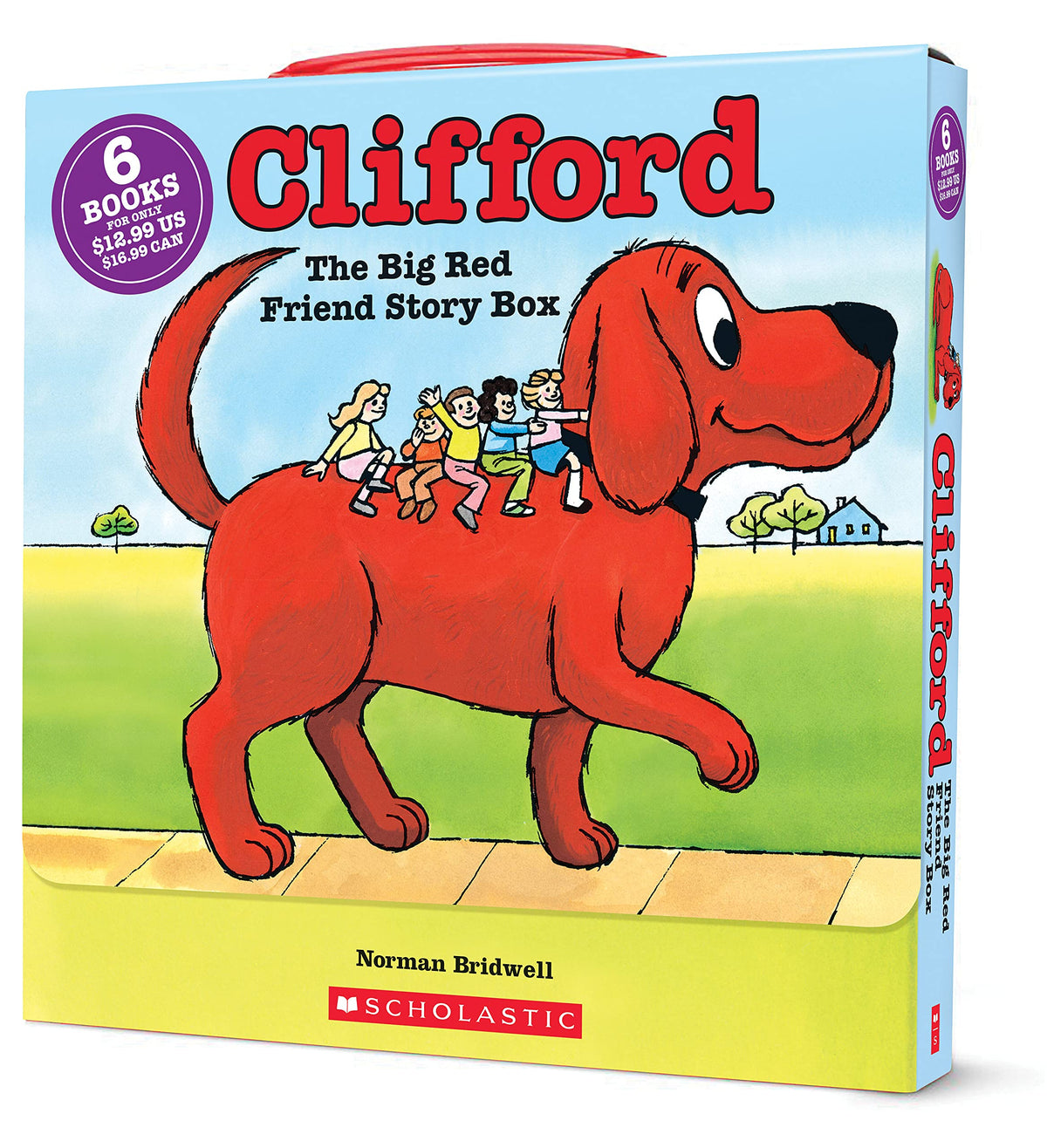 CLIFFORD THE BIG RED FRIEND STORY BOX book cover