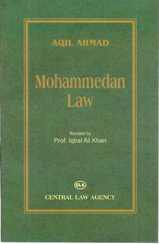 Aqil Ahmad Mohammedan Law