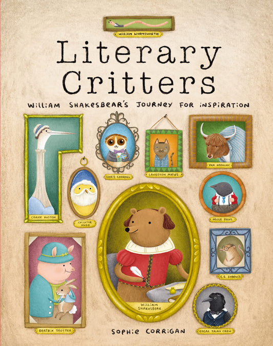 Literary Critters: William Shakesbears Journey for Inspiration book cover