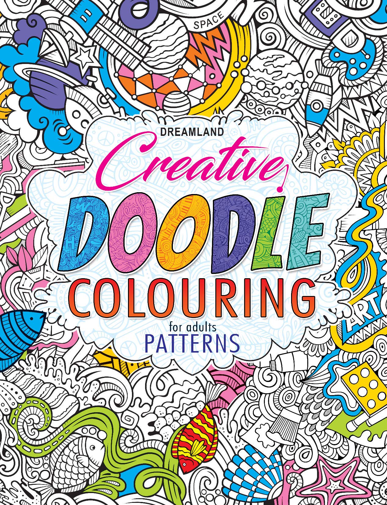 Patterns - Creative Doodle Colouring Book for Beginners and Adults