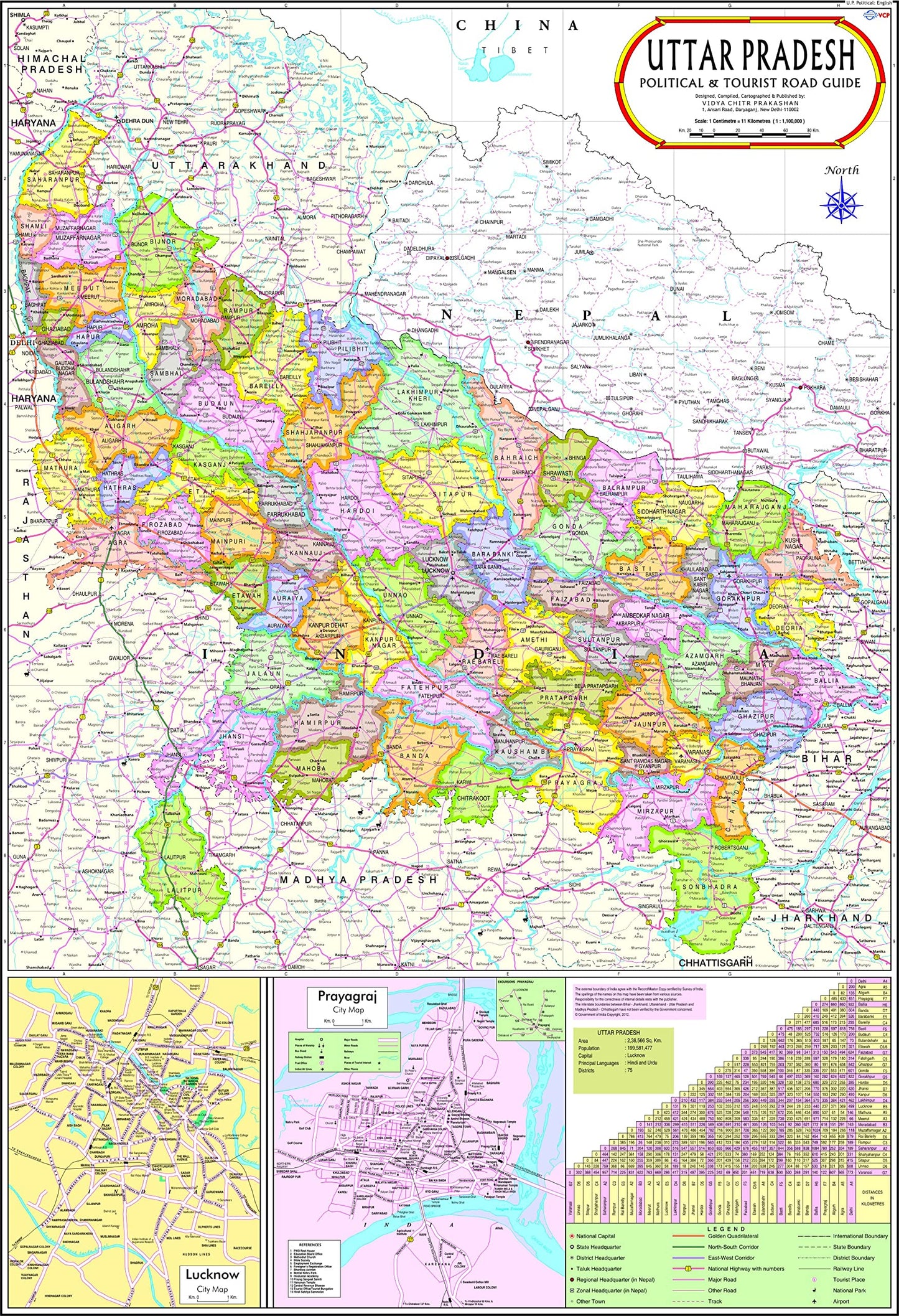 Uttar Pradesh Map