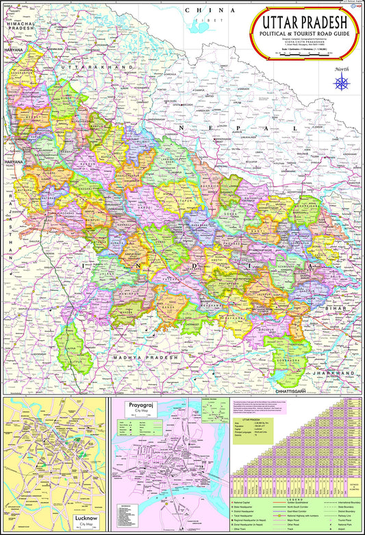 Uttar Pradesh Map