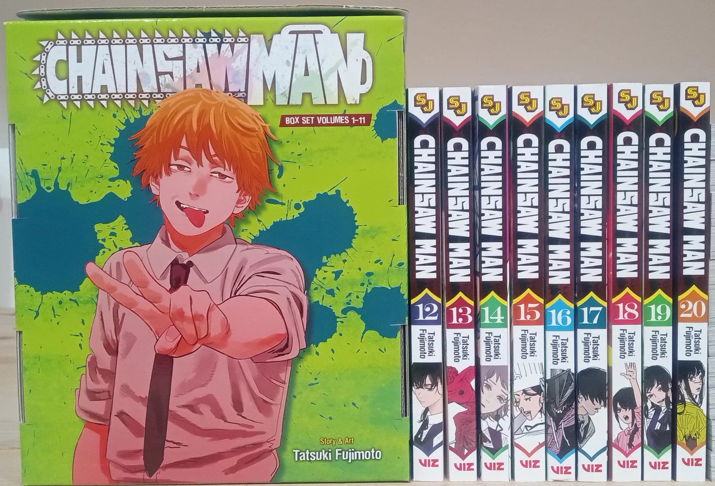 Chainsaw Man Manga Complete Collection Vol. 1-21 (English) - Includes Vol. 1-11 Box Set