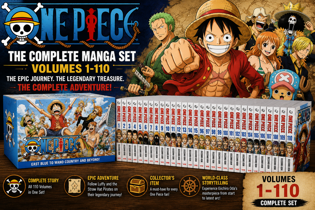 One Piece Manga Complete Set (Volumes 1-110): The Ultimate Adventure Every Manga Fan Must Own
