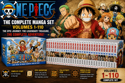 One Piece Manga Complete Set (Volumes 1-110): The Ultimate Adventure Every Manga Fan Must Own