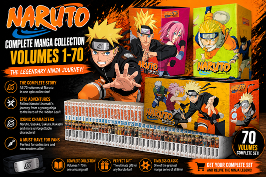 Naruto Manga Complete Collection (Volumes 1-70): The Legendary Ninja Journey You Must Read
