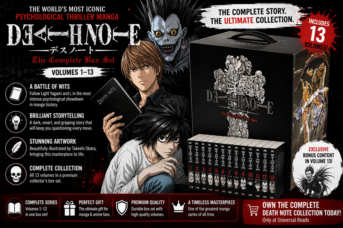 Death Note Manga Box Set (Volumes 1-13): The Ultimate Psychological Thriller Every Manga Fan Must Read