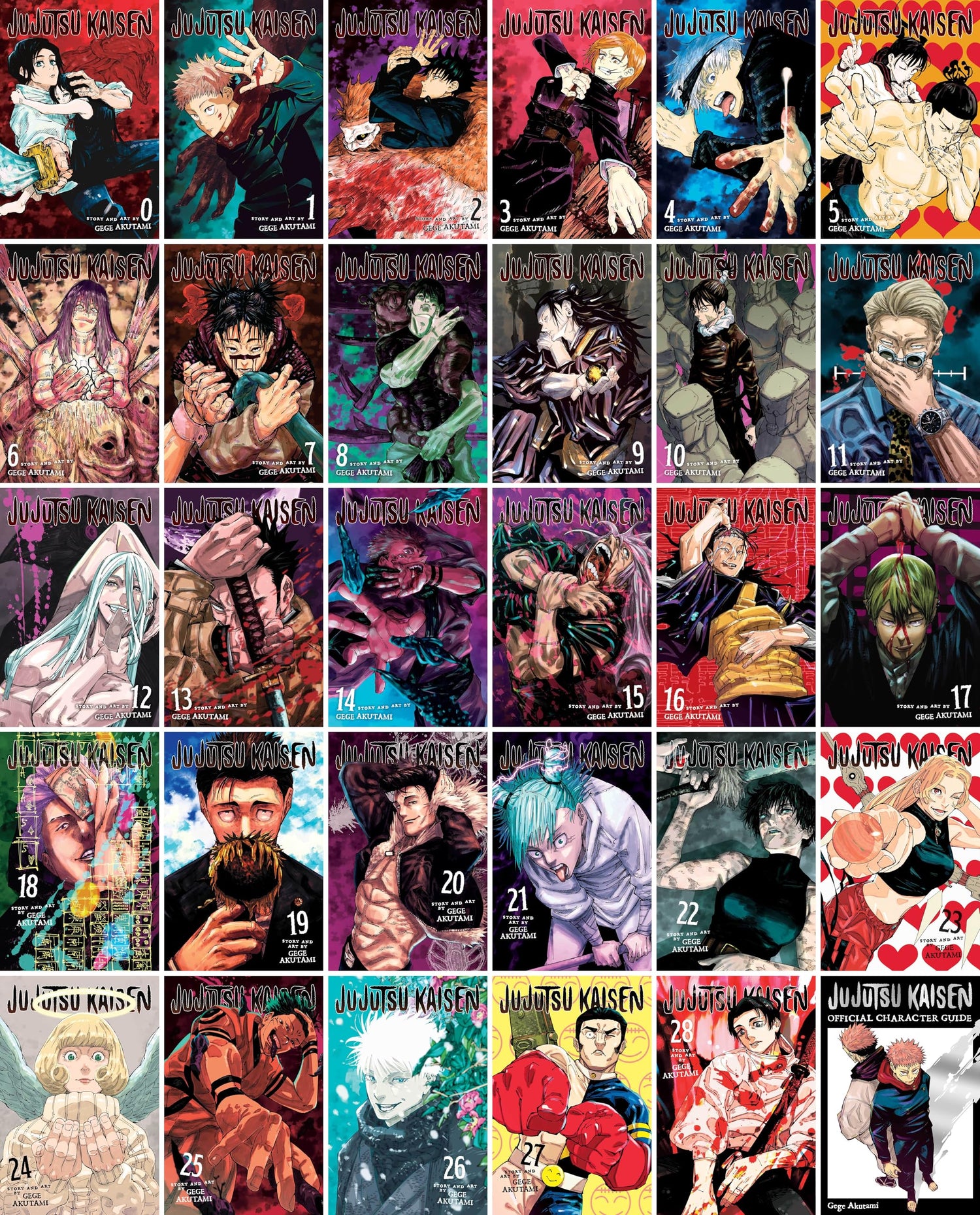 Jujutsu Kaisen Manga Collection | Complete Volumes, Box Sets & Bundles