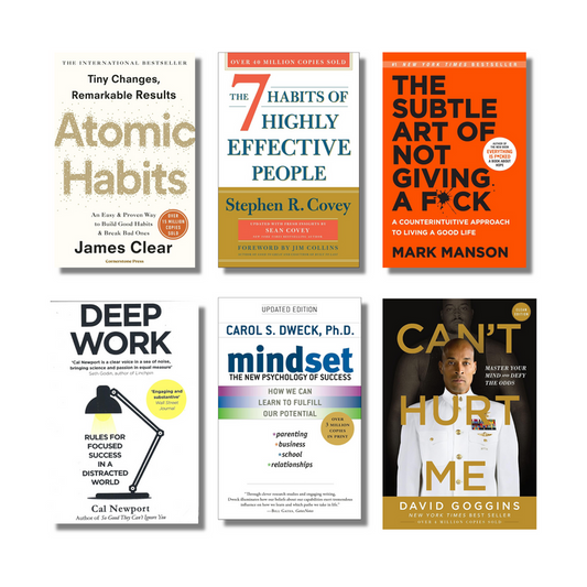 6 Best Self-Help & Personal Development Books Combo