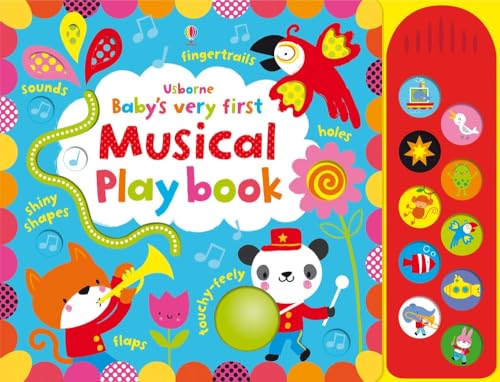 Baby's Very First touchy-feely Musical Playbook (Baby's Very First Books) by Fiona Watt book cover