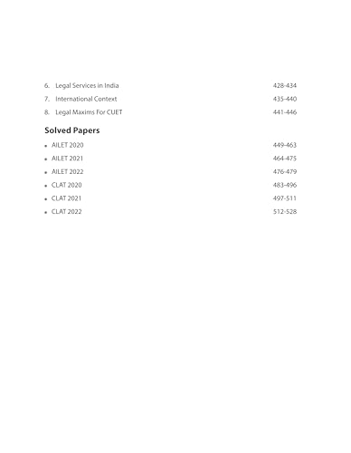 Arihant Legal Aptitude and Legal Studies Book for CLAT, AILET, CUET, AMU, DU, JMI | Law Entrance Exam 2025 | Topicwise MCQs with PYQs & Latest Syllabus Coverage