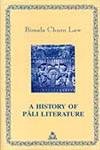 A History of Pali Literature book cover