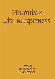 Hinduism ... its uniqueness book cover