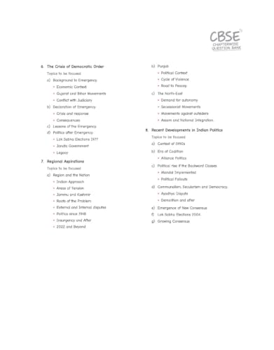 Arihant CBSE Political Science Class 12 Chapterwise Question Bank for Board Exam 2027 | Chapterwise PYQs with Revision Theory,Detailed Answers, Exam Tips & Sample Papers as per CBSE Syllabus & Pattern