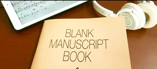 Blank Music manuscript book- 12 Stave : 32 pages (16 sheets)