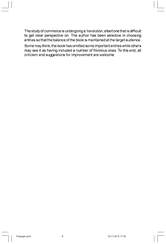Concise Dictionary Of Commerce