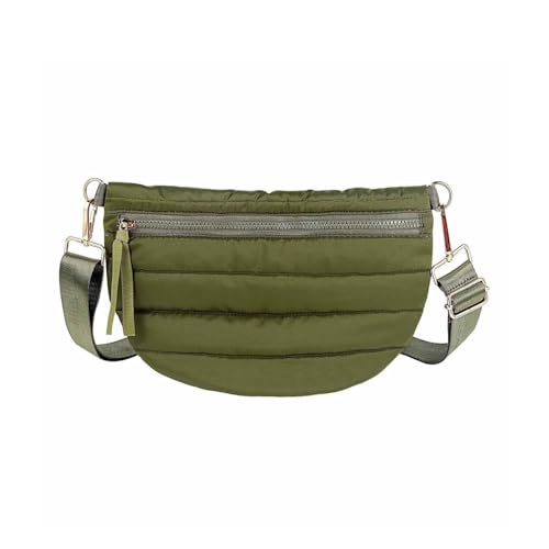Puffy Crossbody Bag Padded Puffer Lattice Bags for Women Quilted Trendy Shoulder Bag Casual Padding Purse