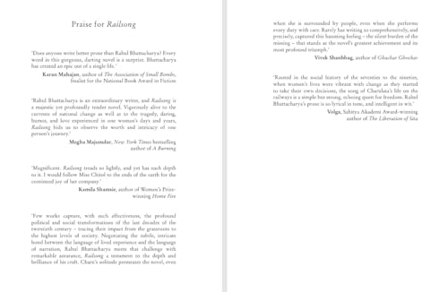 Railsong: The long-awaited novel from the Hindu and the Ondaatje Prize winner