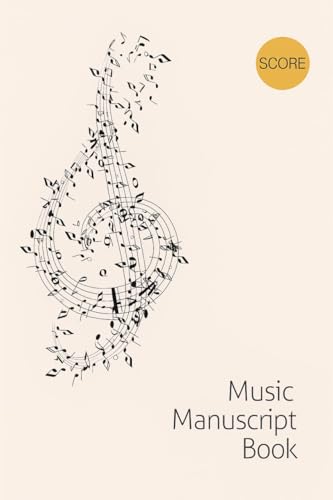 Score Music Manuscript book 30 pages - Pack of 2