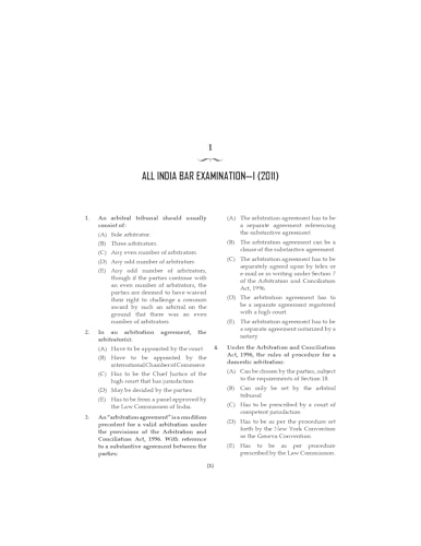 Lawmann's AIBE Solved Papers | Answer Keys with Explanations | 19 Previous Year Papers (2011—2025) | Edition 2026