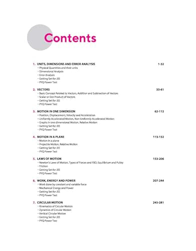 Arihant Objective Physics Volume 1 For JEE 2026-2027 | 3600+ Questions, Modular Theory & REE Plus, PYQ-Based 2-Level Exercises | For JEE Main, BITSAT, MHT-CET & Engineering Entrances | DC Pandey