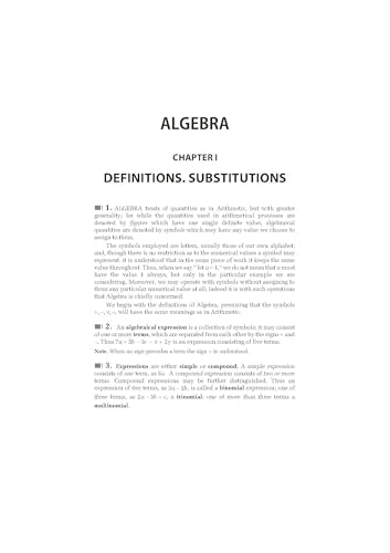 Arihant Classic Texts Series Algebra for Beginners by Hall and Knight | Foundation Algebra Book for JEE, CUET, Engineering Entrance and Competitive Exams 2025 | Concept-Based Maths Practice Book
