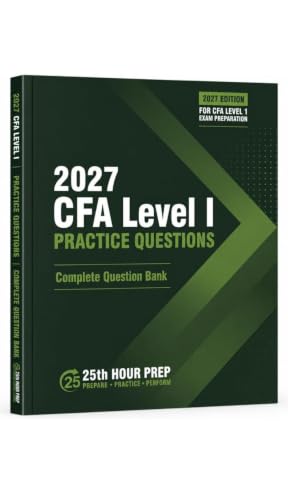 2027 CFA Level 1 Study Guide & Practice Books | KPLN SCHW Study Notes | Full Syllabus Coverage | Question Bank Vol. 1 & 2