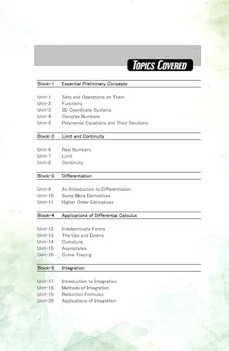 Gullybaba IGNOU BSCG 1st Sem BMTC-131 Calculus in English (Latest Edition)