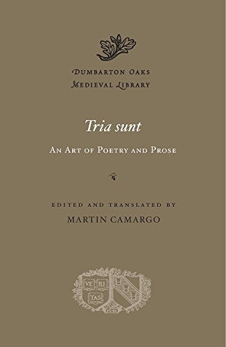 Tria sunt – An Art of Poetry and Prose book cover