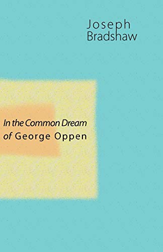 In the Common Dream of George Oppen book cover