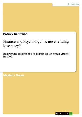 Finance and Psychology - A Never-Ending Love Story?! book cover