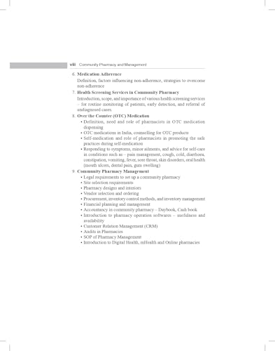 CBS Confident Pharmacy Series | Community Pharmacy and Management Community Pharmacy and Management 2/e