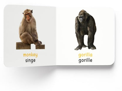 My First Book of Wild Animals - Animaux Sauvages : My First English French Board Book (English - Francais)