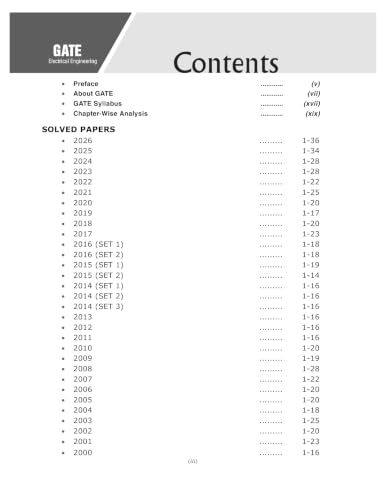 GATE EE 2027 : Electrical Engineering Year-wise Solved Papers 2000–2026 | 27 Years' Previous Year Papers & Answer Key | 2100+ MCQs, NTQs & MSQs | GATE EE PYQ Exam Prep