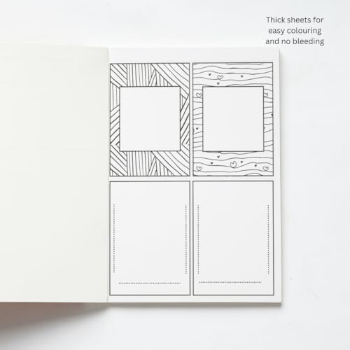 Colour and Create | Tear Out 61 items | DIY coloring book | Photo Frames, Ludo, Bookmarks, Stickers, Greetings Cards, and more | Craft Book | Colouring Book | Art Book