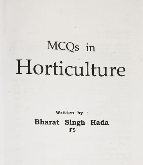 MCQs in Horticulture - 2026-2027