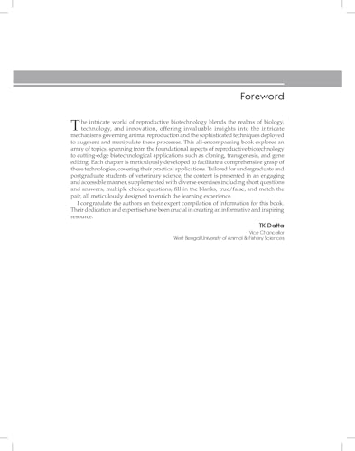 Applied Veterinary Reproductive Biotechnology (PB - 2026)