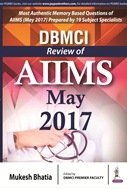 DBMCI: Review of AIIMS May 2017 book cover