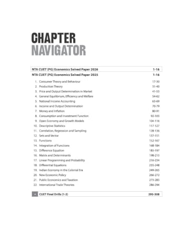 Arihant CUET PG Economics 2027 | Chapterwise Notes & Question Bank | 1500+ Exam Pattern MCQs | 5 Final Drills | CUET PG 2026 Solved Paper | Based on NTA Test Pattern