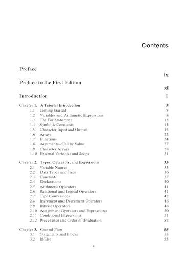 C PROGRAMMING LANGUAGE, 2ND EDN