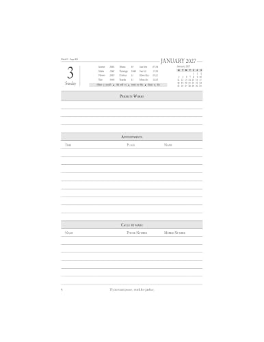 Lawmann's Legal Referencer 2027 | Lawyer's Medium Diary | Size 8.75 * 5.75 Inches | Black Cloth Hardbound | Ad Valorem Fee, Period of Limitation, Offences under BNS & Legal Drafting